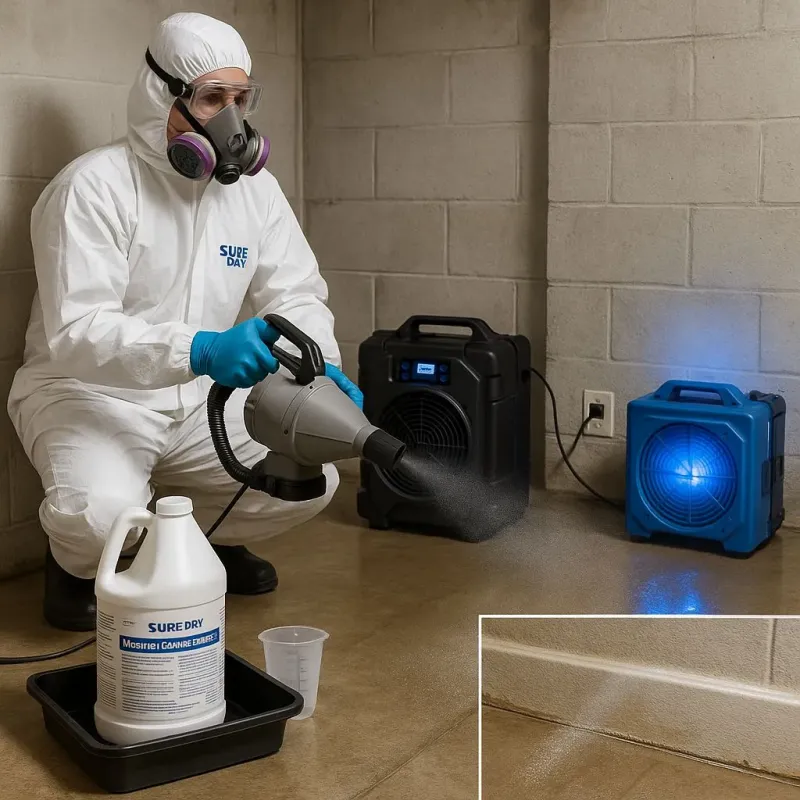 Sanitization and Odor Removal process in Cortland West, NY
