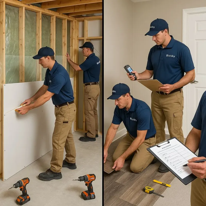Repairs and Reconstruction process in Cortland West, NY